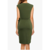 Deep-V Neck Wrap Dress - Image 2