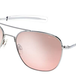 Randolph USA | Bright Chrome Classic Aviator Sunglasses