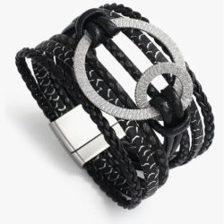 Leather Wrap Bracelet by Hotoo