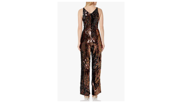 Charlie Plunging Sequin Jumpsuit by Dress the Population - Image 2