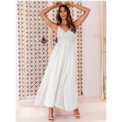 2023 Spring Cover Model Slit Maxi Beach Dress by ANRABESS