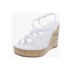 Simina Leather Strappy Wedge Sandals by Jessica Simpson