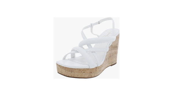 Simina Leather Strappy Wedge Sandals by Jessica Simpson - Image 2