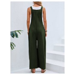Loose Fit Fashion Overalls by Gihuo