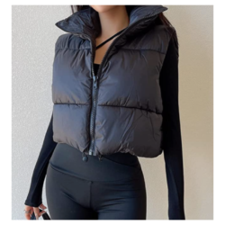 Outerwear Puffer Vest by KEOMUD