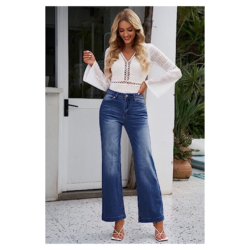 Wide Leg Jeans by Luvamia